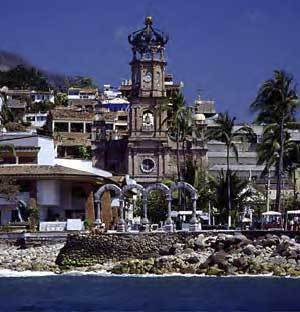 Our Lady of Guadalupe Church on the Malecon from the water