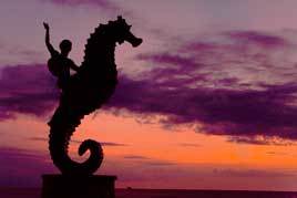 Seahorse sculpture on the Malecon
