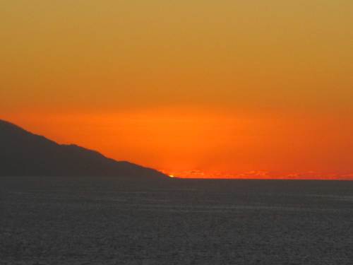 Sunset viewed from Roof Terrace