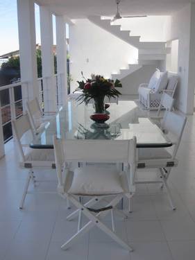 Dining Table with Flowers and Sofa/First Floor