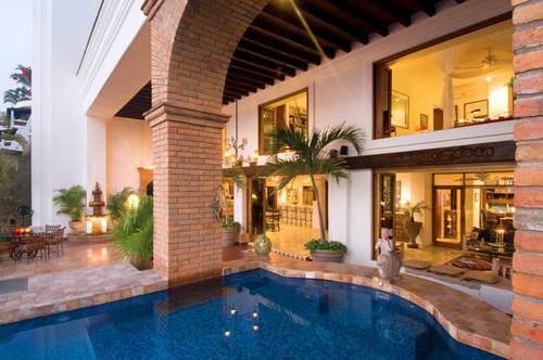 Villa La Casita Picture 16 - Pool terrace eve 1